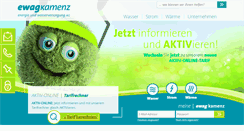 Desktop Screenshot of ewagkamenz.de